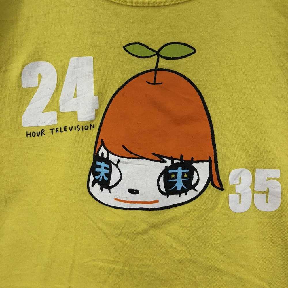 Designer × Japanese Brand Vtg 24 HOUR TELEVISION … - image 3