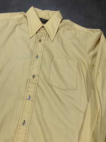 Vintage Vintage 1970s Towncraft Yellow Shirt