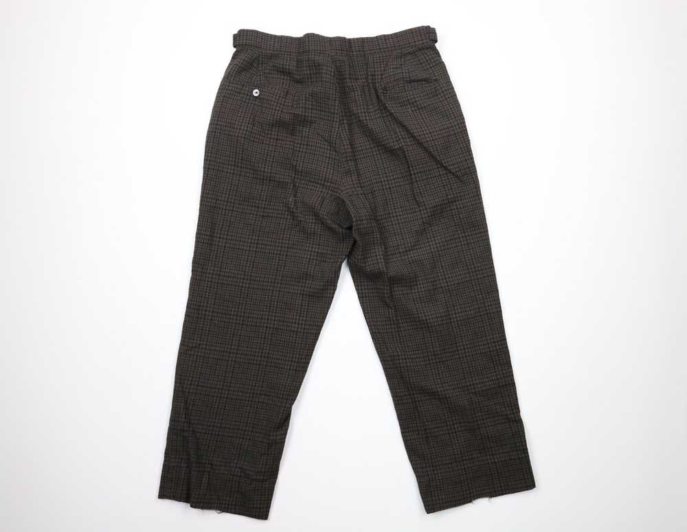 Vintage Vintage 30s Wool Wide Leg Pants Trousers … - image 10