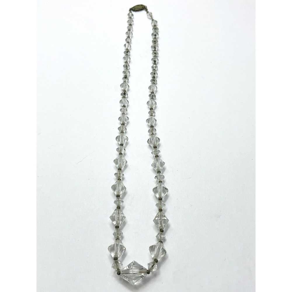 Vintage Estate Vintage Crystal Necklace - image 4