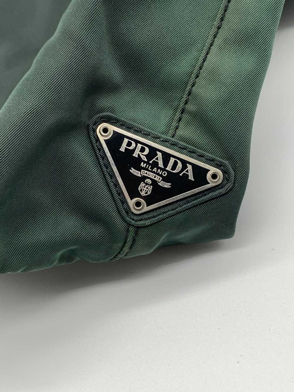 Prada Prada Green Nylon Handle Bag - image 3