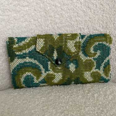 Vintage Vintage 60s Carpet Jacquard Fabric Textur… - image 1