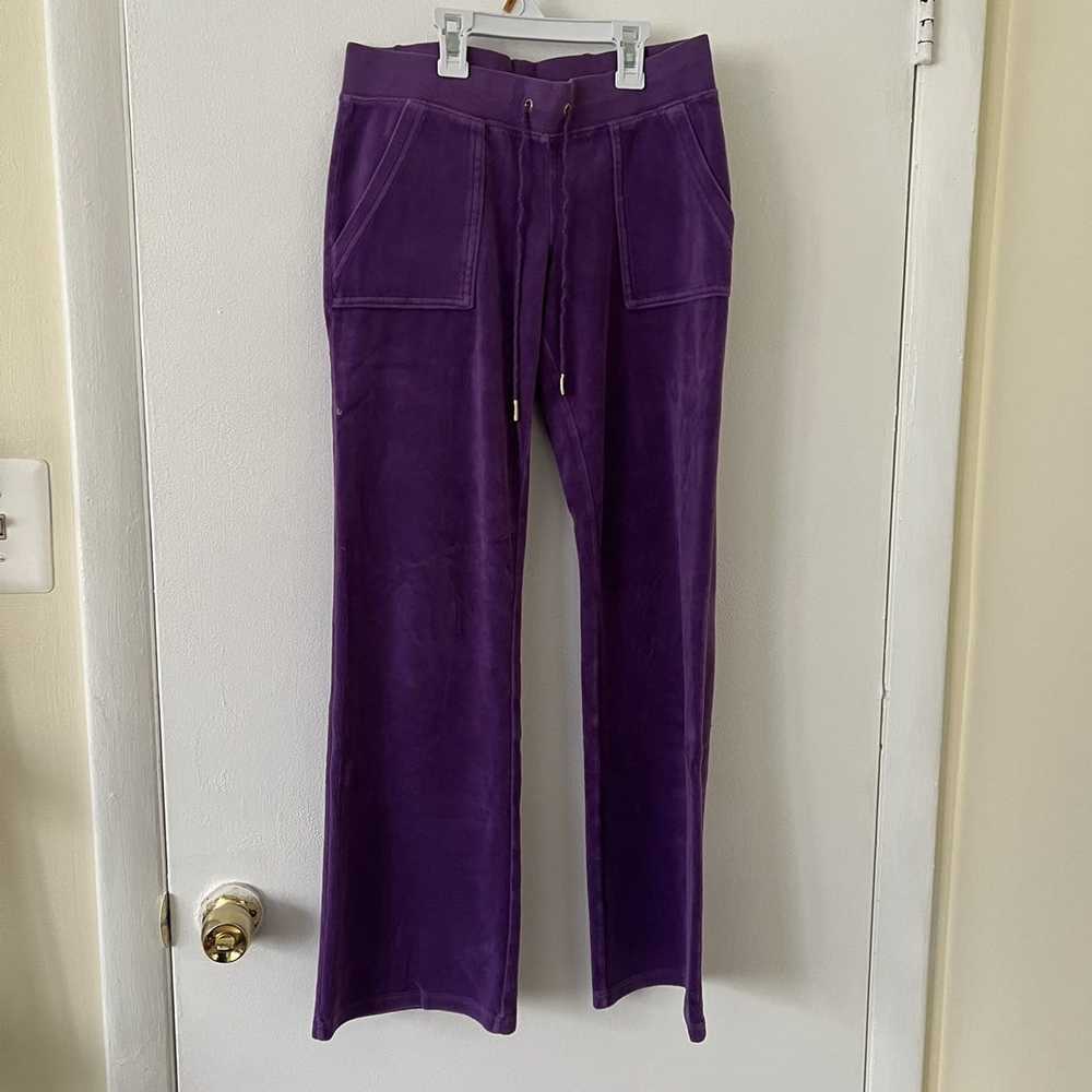 Juicy Couture Purple Velour Tracksuit - Gem