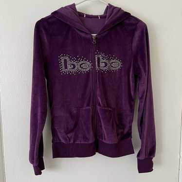 Bebe deals velvet tracksuit