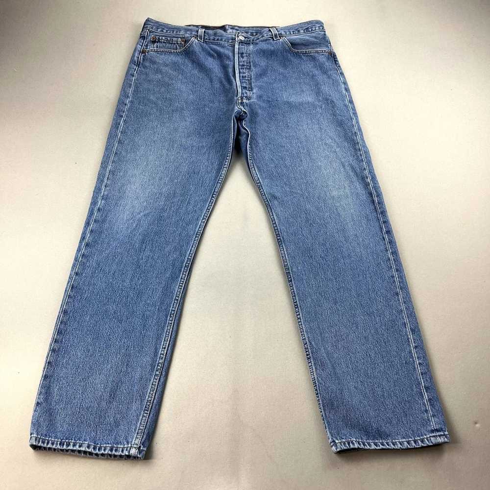 Levi's × Vintage Vintage Levis 501 Jeans 40x32 Bl… - image 4