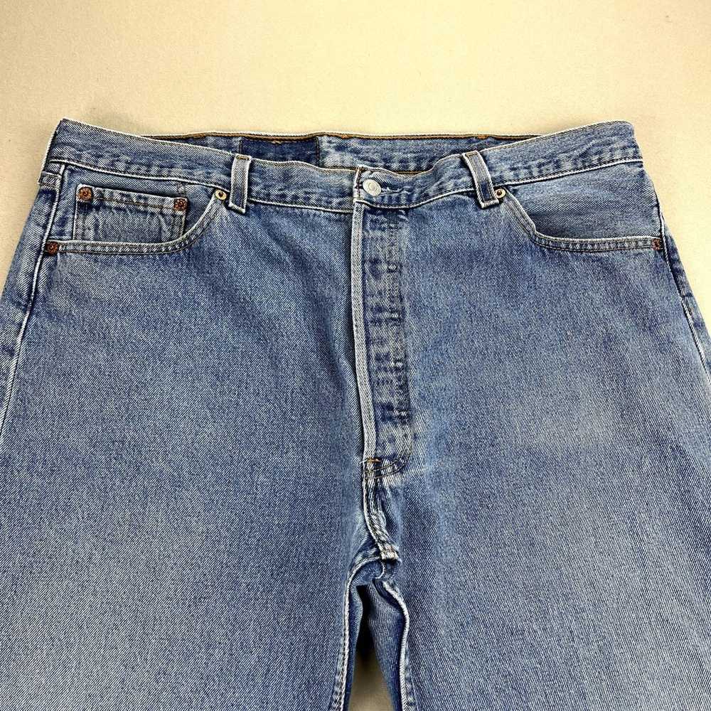 Levi's × Vintage Vintage Levis 501 Jeans 40x32 Bl… - image 5