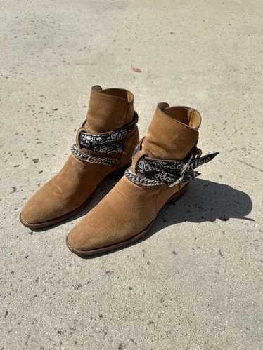 Amiri Bandana Buckle Boots