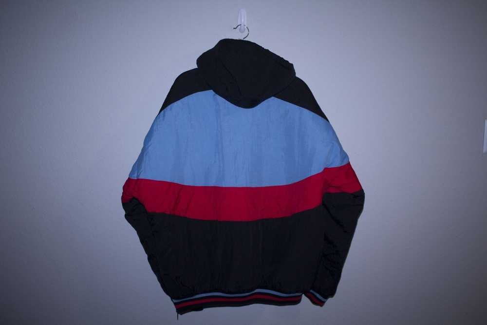 Vintage 90s Red Blue Black Puffer Jacket - image 2