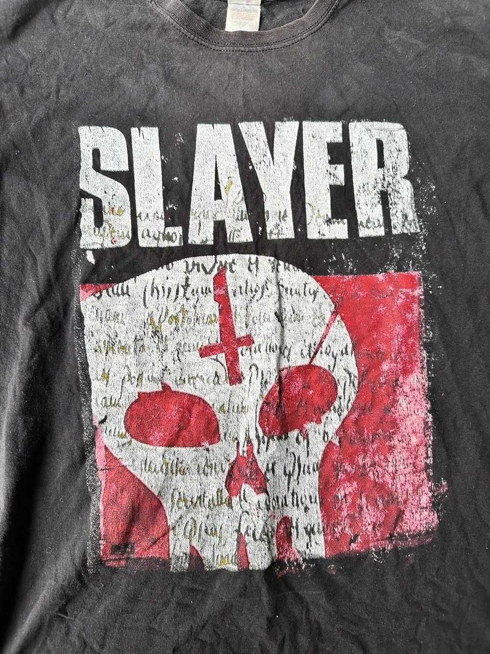 Band Tees × Slayer × Vintage Vintage 00’s Slayer … - image 2