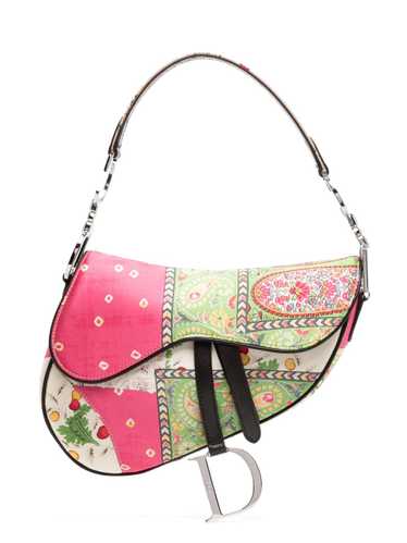 Christian Dior Pre-Owned 1990-2000s patchwork pri… - image 1