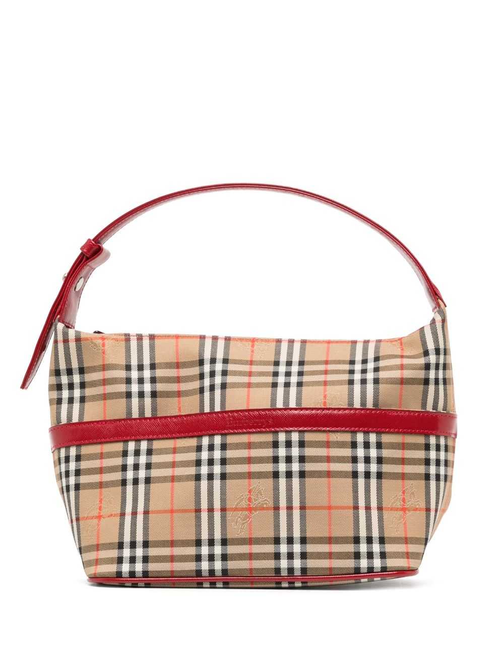 Burberry Pre-Owned 1990-2000s House Check tote ba… - image 1