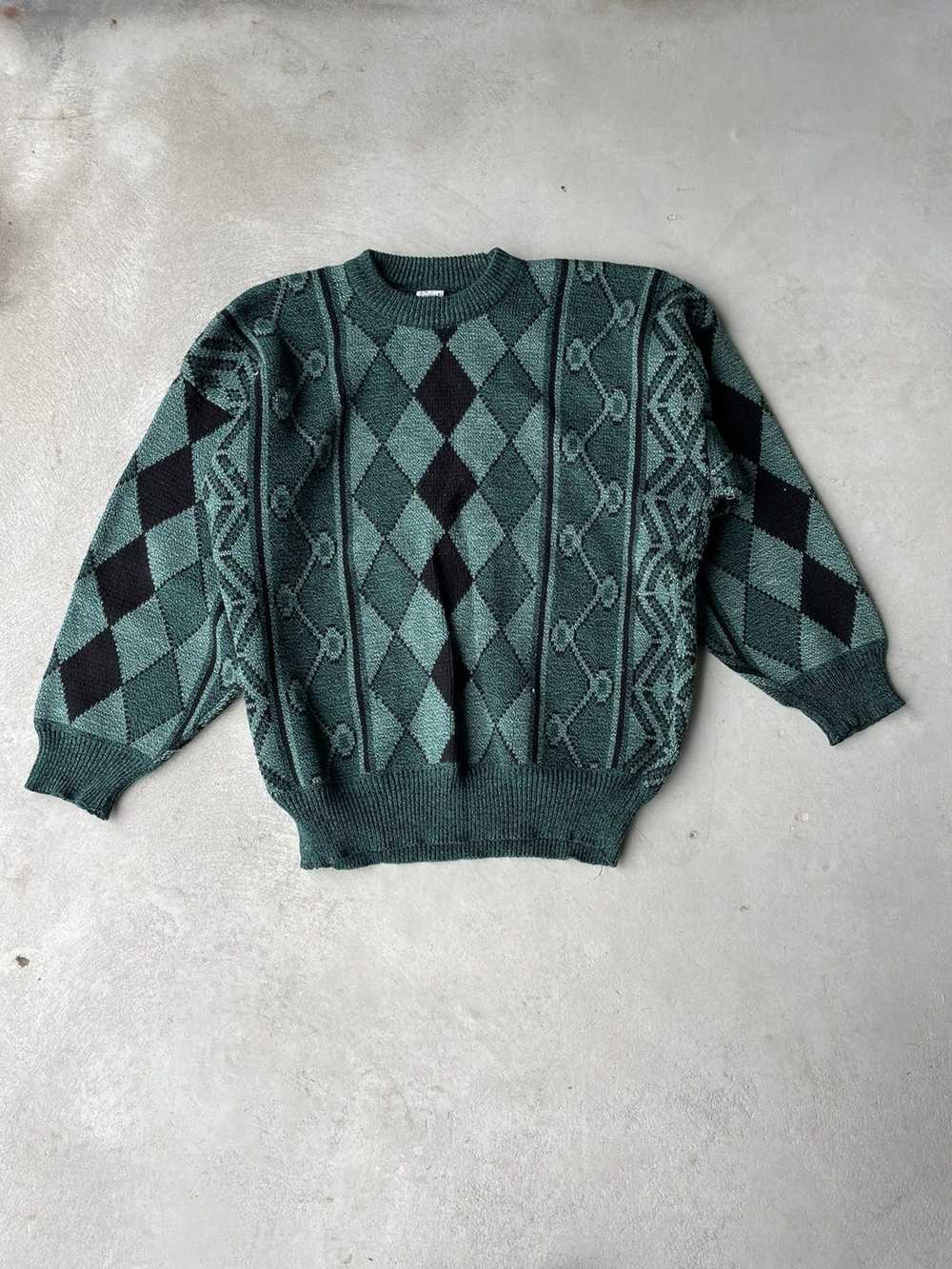 Avant Garde × Coloured Cable Knit Sweater × Japan… - image 1