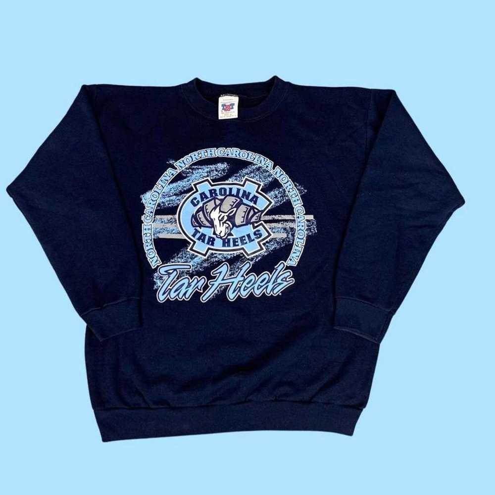 Vintage Vintage 90s Carolina Tar Heels Sweatshirt - image 1