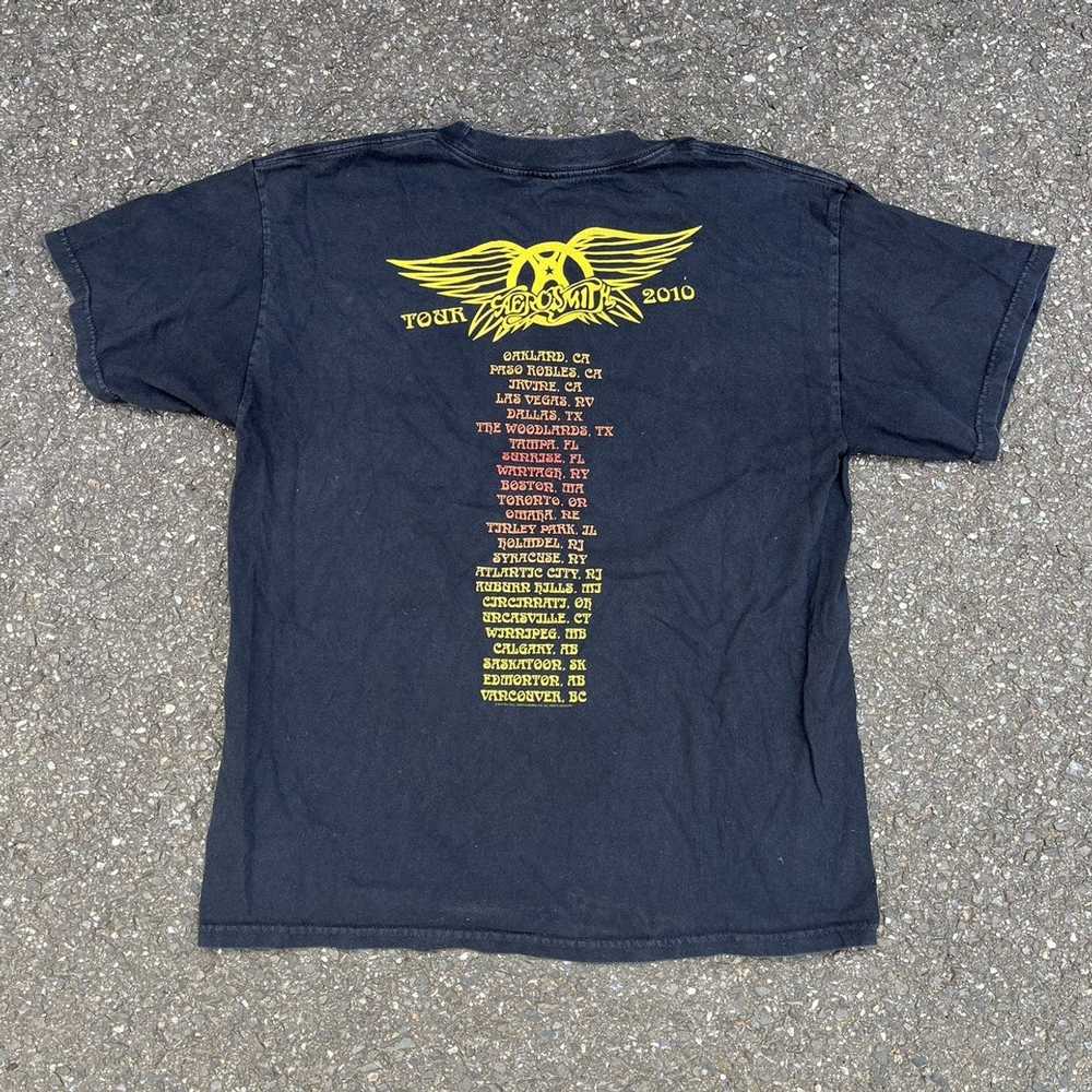 Alstyle × Band Tees × Thrifted 2010 Aerosmith Coc… - image 2