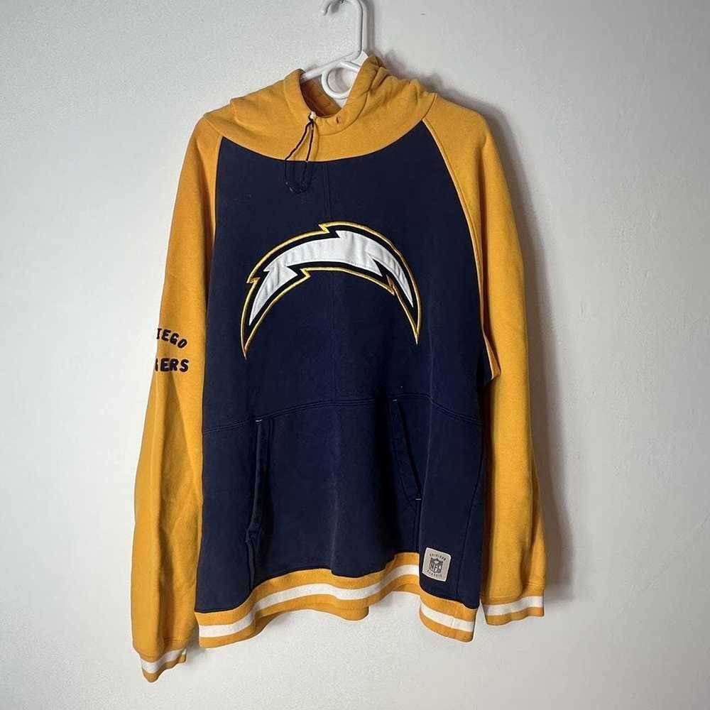 NFL Team Apparel LA Chargers Hoodie Embroidered Womens Size 18