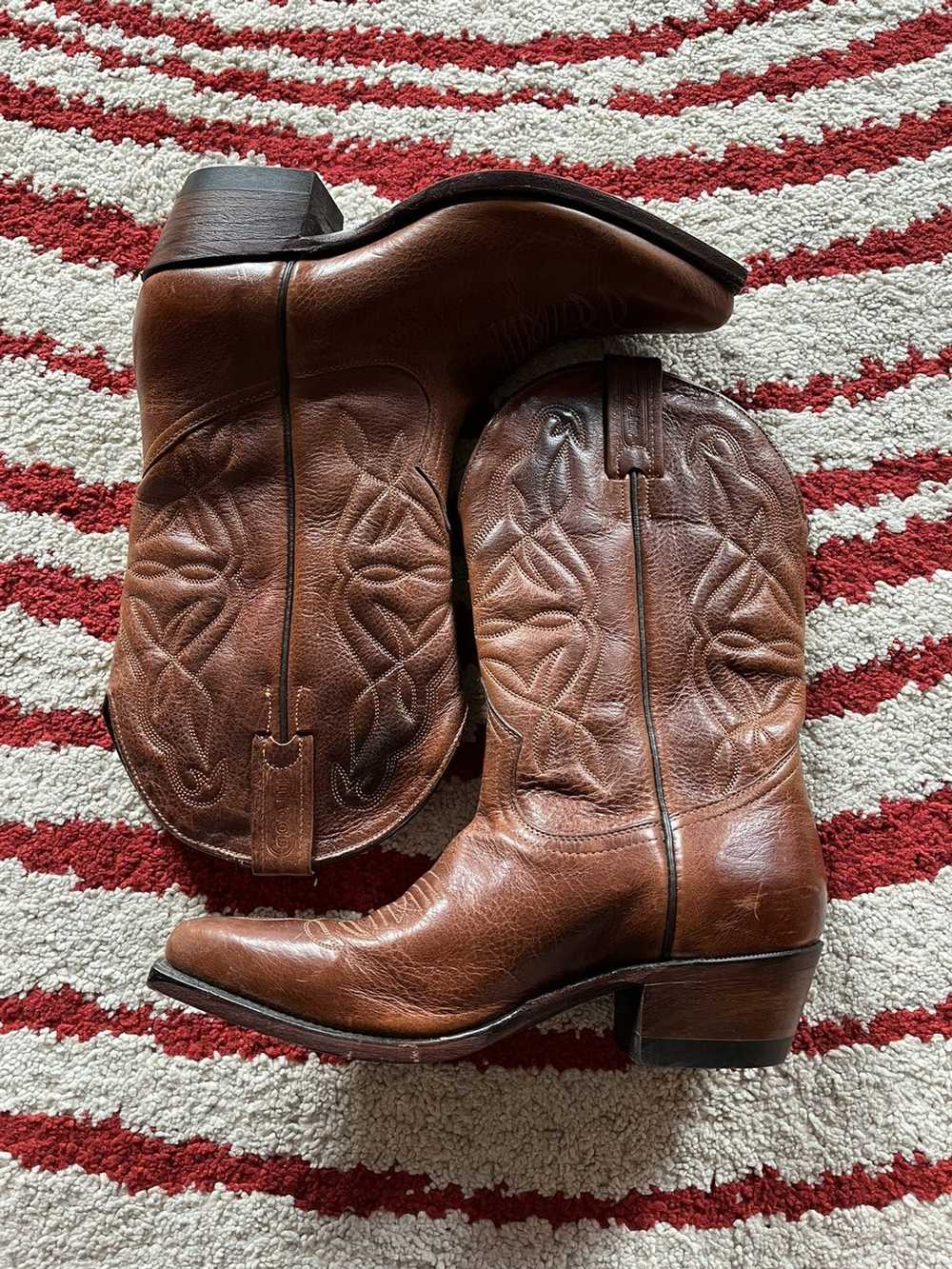Boulet Vintage Boulet Western Cowboy Boots - Size… - image 3