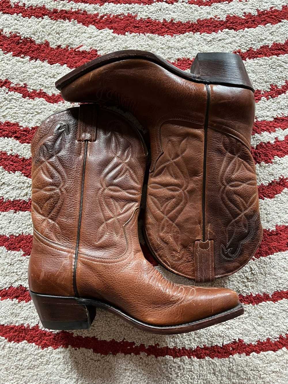 Boulet Vintage Boulet Western Cowboy Boots - Size… - image 4
