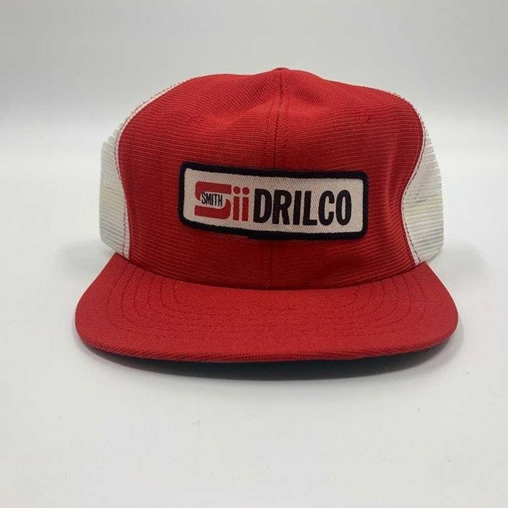 Made In Usa Vintage 80s Drill Co Trucker Hat Made… - image 1