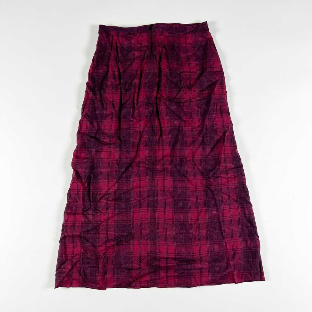 Paige Paige Delfina Soft Plaid Tartan Print Side … - image 4