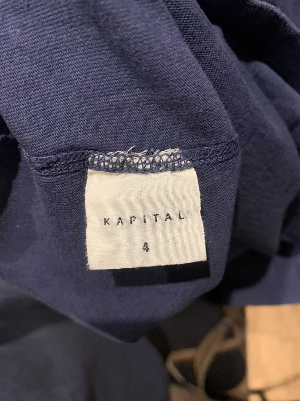 Kapital Kapital 330 Feet Navy T-Shirt - image 3