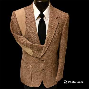 Unkwn 60's Walter Pyes Sport Coat DONEGAL TWEED L… - image 1