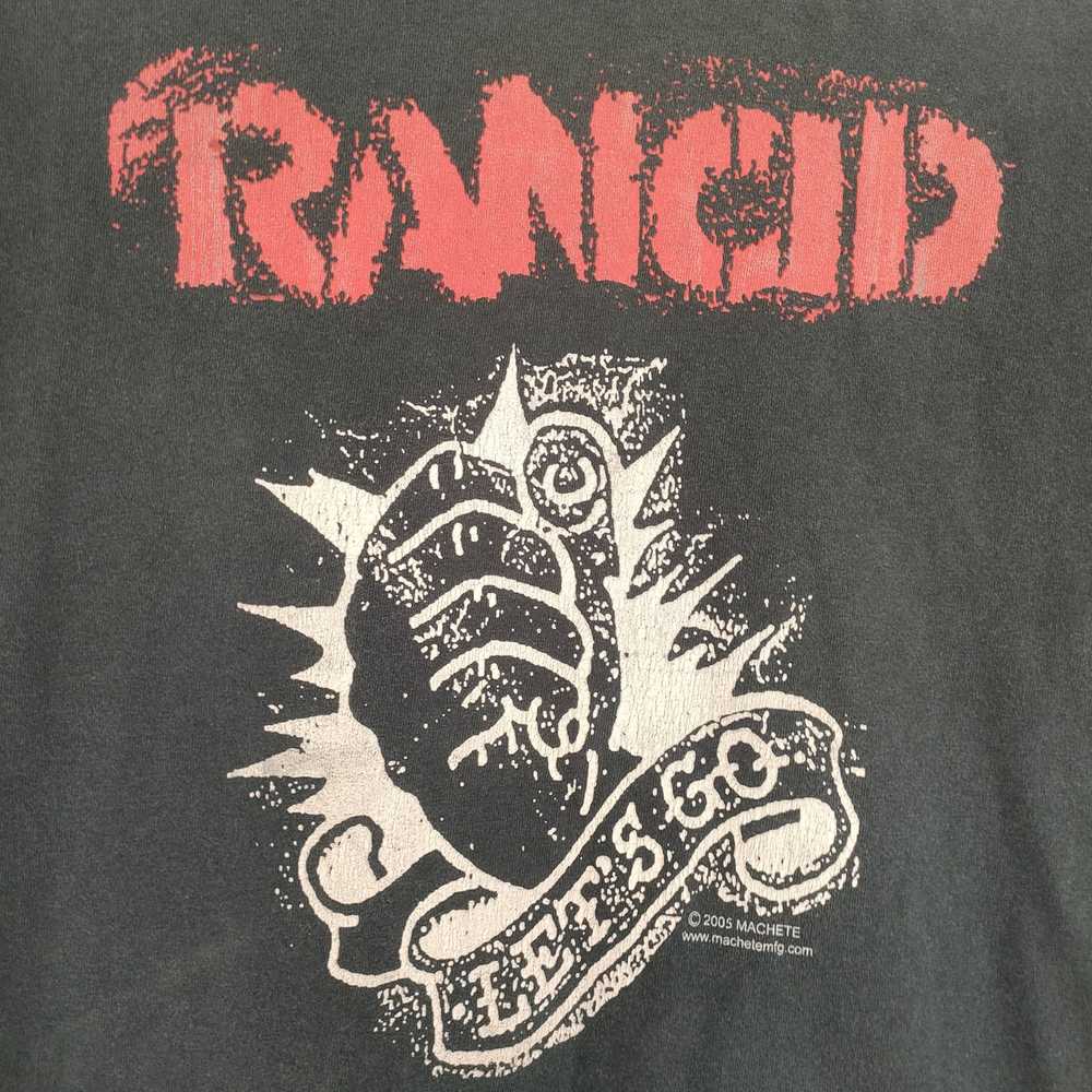 Band Tees × Rock Tees × Vintage VINTAGE RANCID LE… - image 2