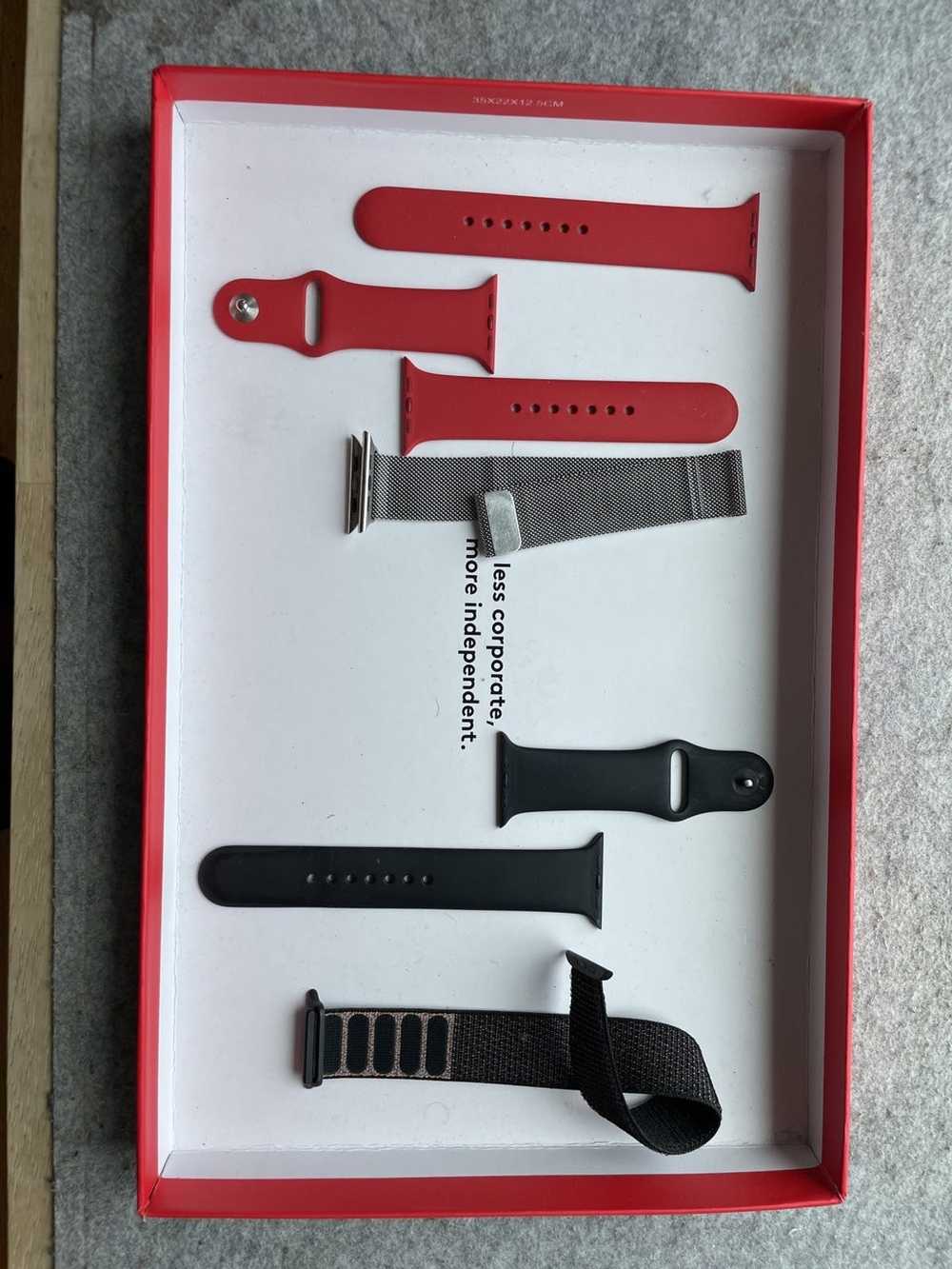 Apple Apple Watch Bands - Milanese, Velcro, Red a… - image 3