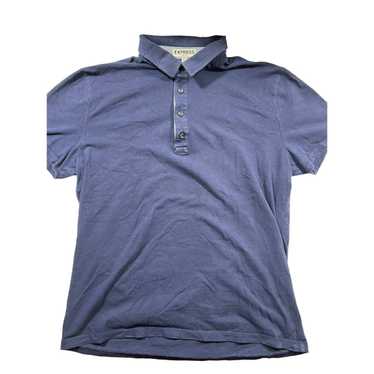 Express Express Men's Shirt Solid Blue Light Blue… - image 1