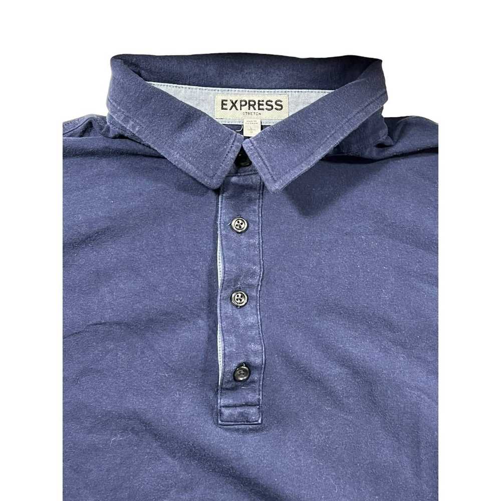 Express Express Men's Shirt Solid Blue Light Blue… - image 2