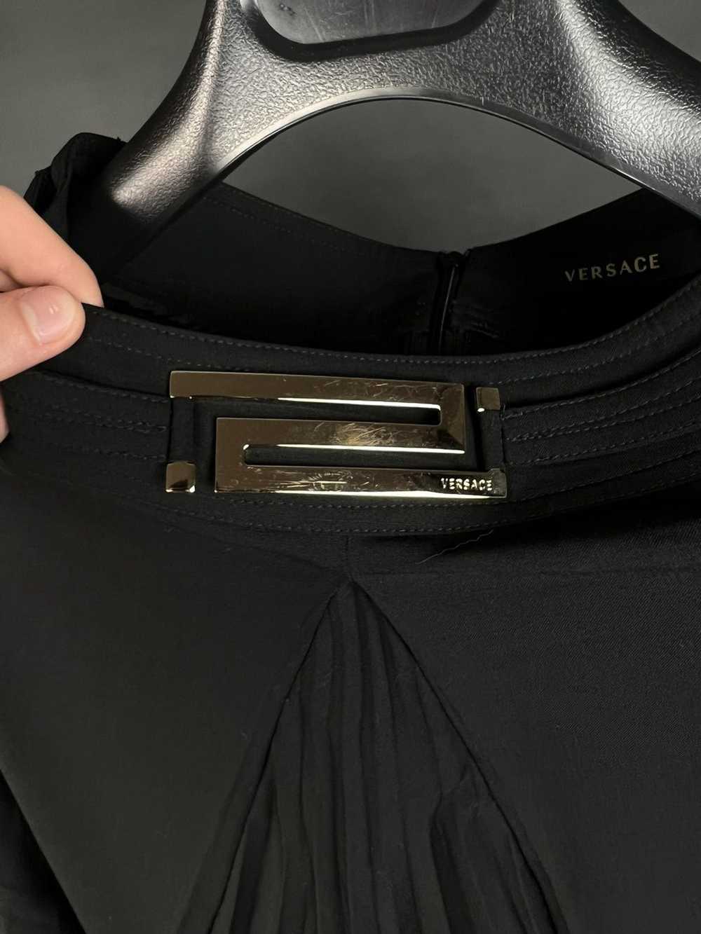 Versace × Vintage VTG skirt Gianni Versace black … - image 3