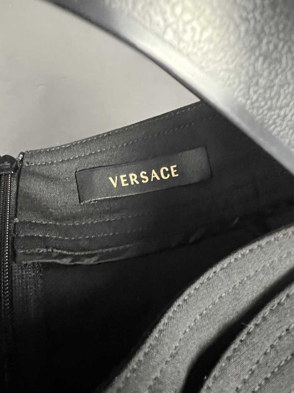 Versace × Vintage VTG skirt Gianni Versace black … - image 4