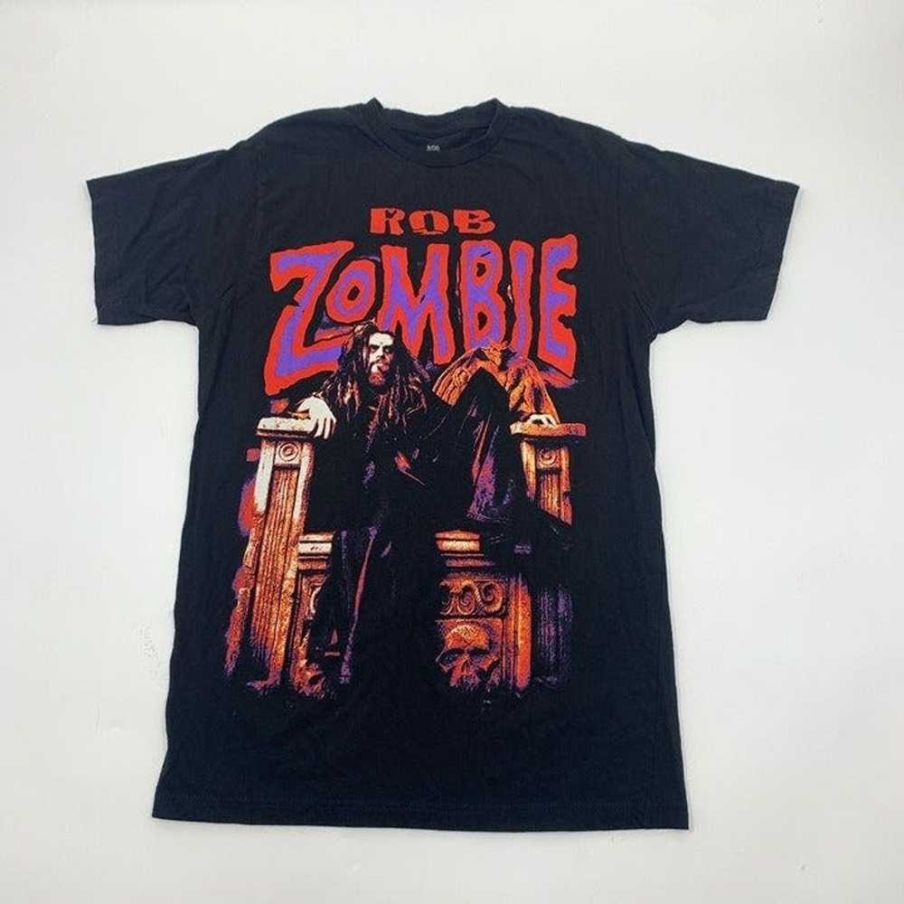 Band Tees × Vintage Rob Zombie Graphic T-Shirt Si… - image 1