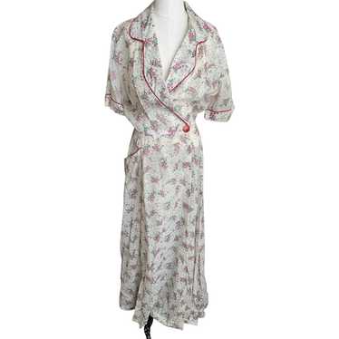 Mid Century Dressing Gown - image 1