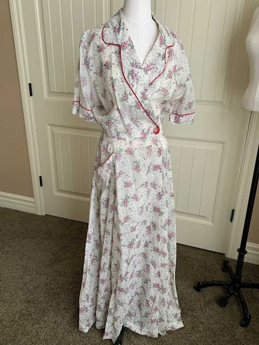 Mid Century Dressing Gown - image 7