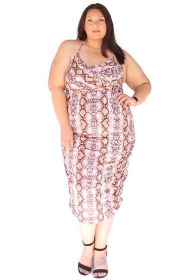Shein Curve Woman's Plus Size 4XL Maxi Dress Screams Vacation! GUC