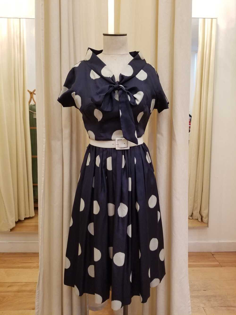 Jeane Scott 50s polka dot dress - image 1