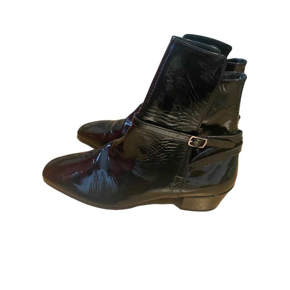 Saint Laurent Wyatt Jodphur patent leather boots - image 2