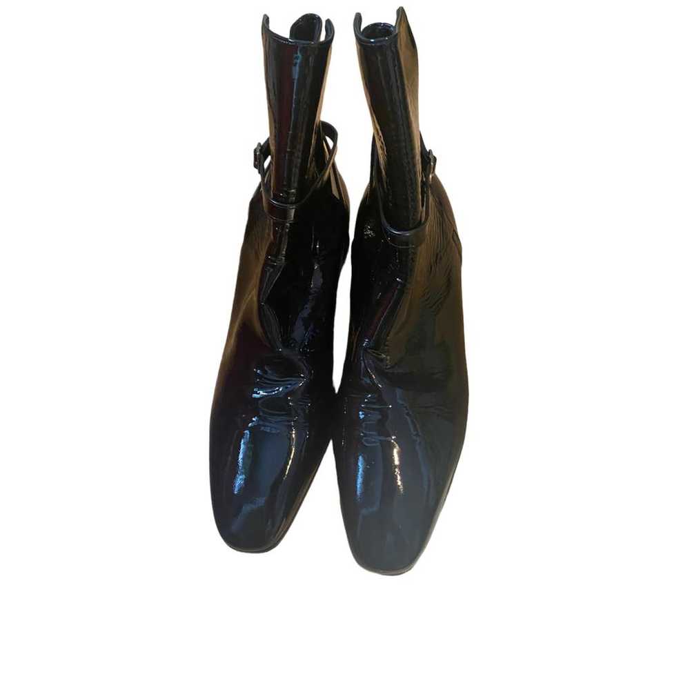 Saint Laurent Wyatt Jodphur patent leather boots - image 4