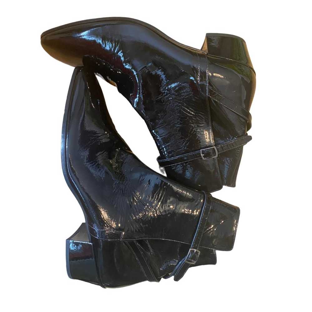 Saint Laurent Wyatt Jodphur patent leather boots - image 5