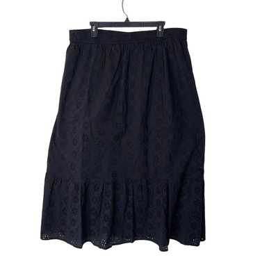 Other MYA Womens Midi Skirt Size Large Black Tier… - image 1