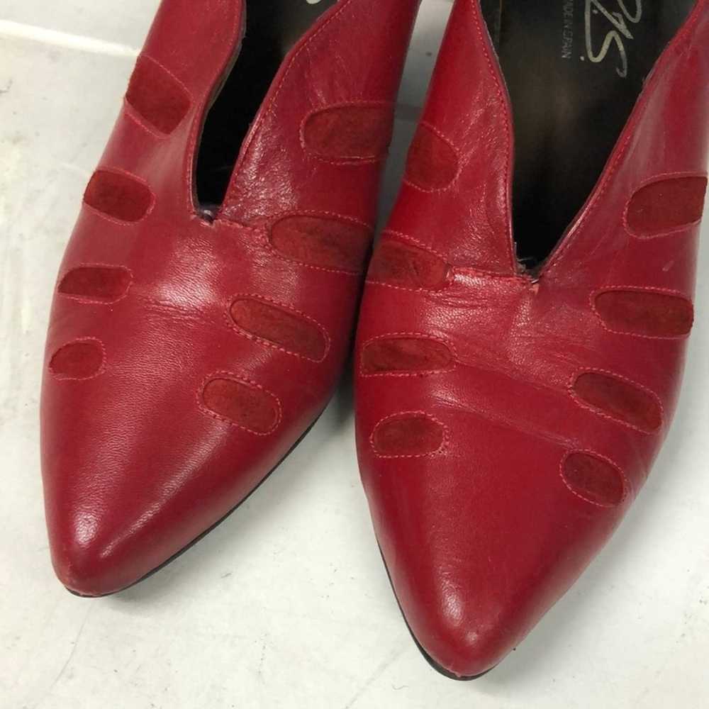 Vintage Vintage R.J.S. Made in Spain red leather … - image 3