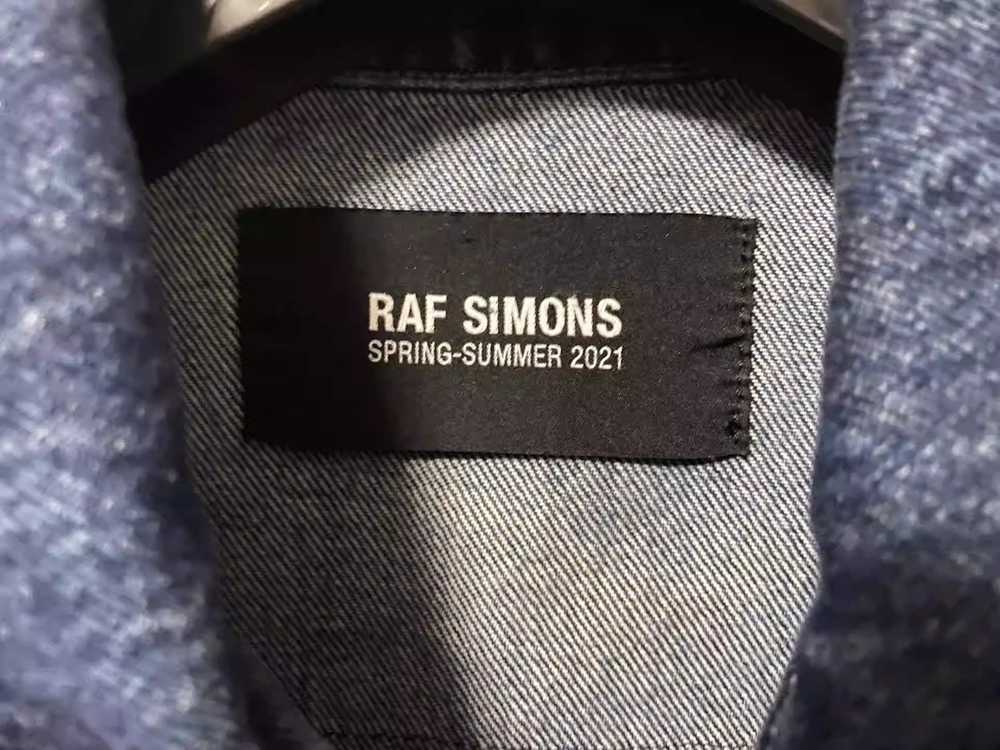 Raf Simons RAF SIMONS 21ss patch slogan denim jac… - image 5