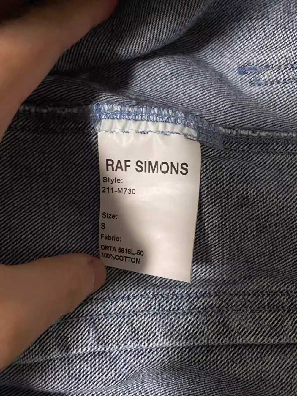 Raf Simons RAF SIMONS 21ss patch slogan denim jac… - image 9