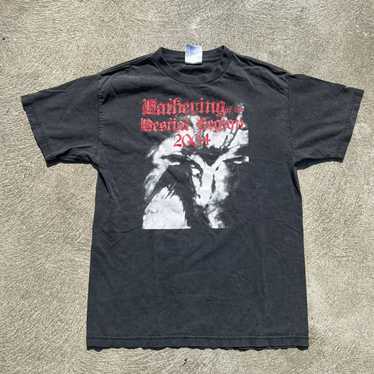 Rock T Shirt × Vintage Vintage Metal Satanic Gath… - image 1
