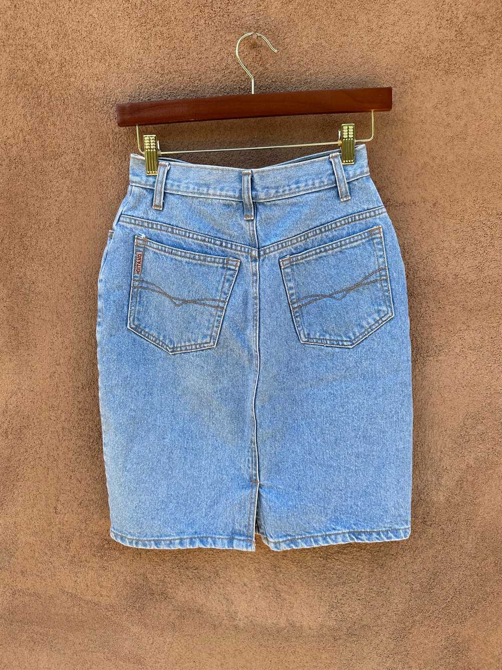 80's Gitano Denim Skirt - 7/8 - image 3