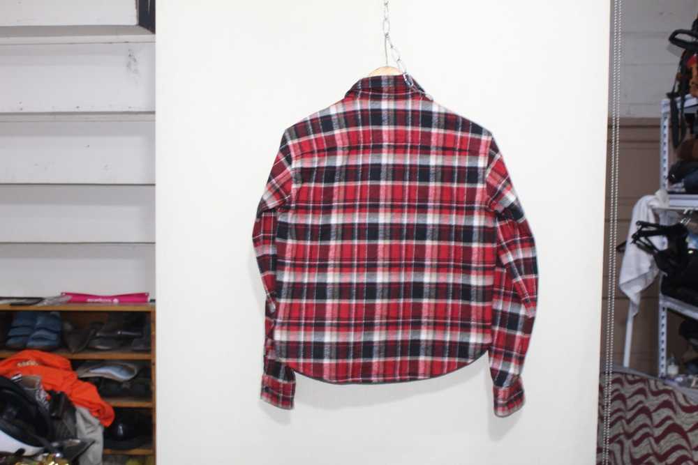 Saint Laurent Paris oversized cropped flannel - image 2