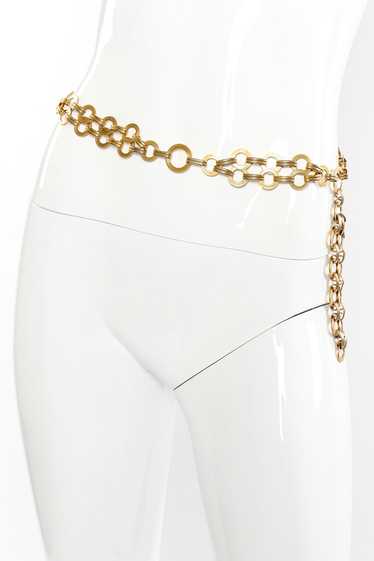 YSL Double Disc Chain Belt