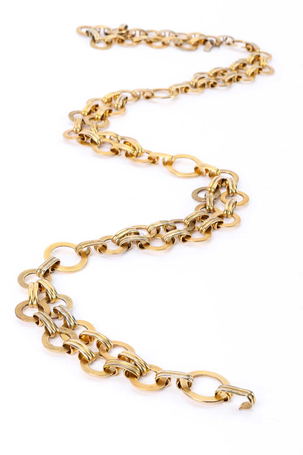YSL Double Disc Chain Belt - image 3