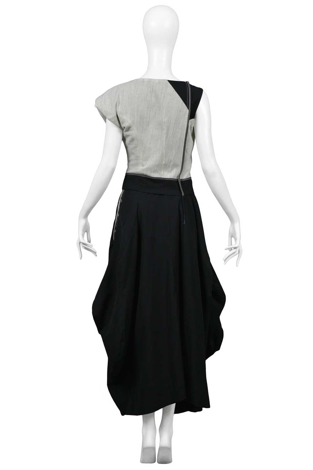 COMME DES GARCONS GREY & BLACK ASYMMETRICAL MODER… - image 3
