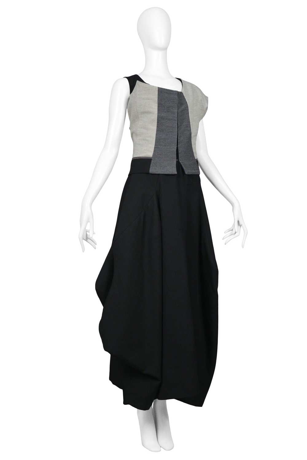 COMME DES GARCONS GREY & BLACK ASYMMETRICAL MODER… - image 5